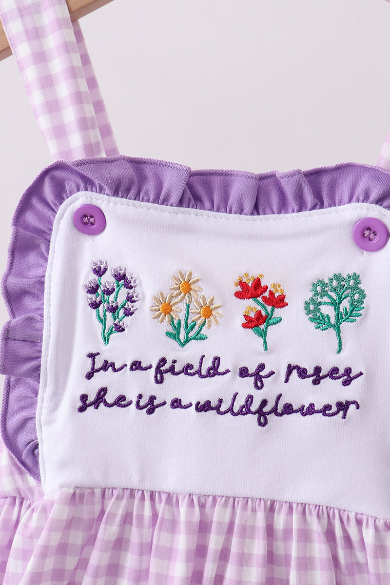 Wildflower Wishes Gingham Dress