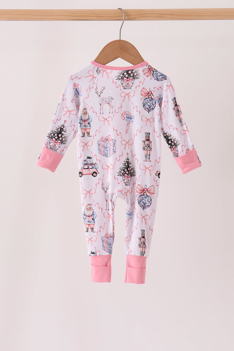 Nutcracker Wishes Bamboo Zippy Romper