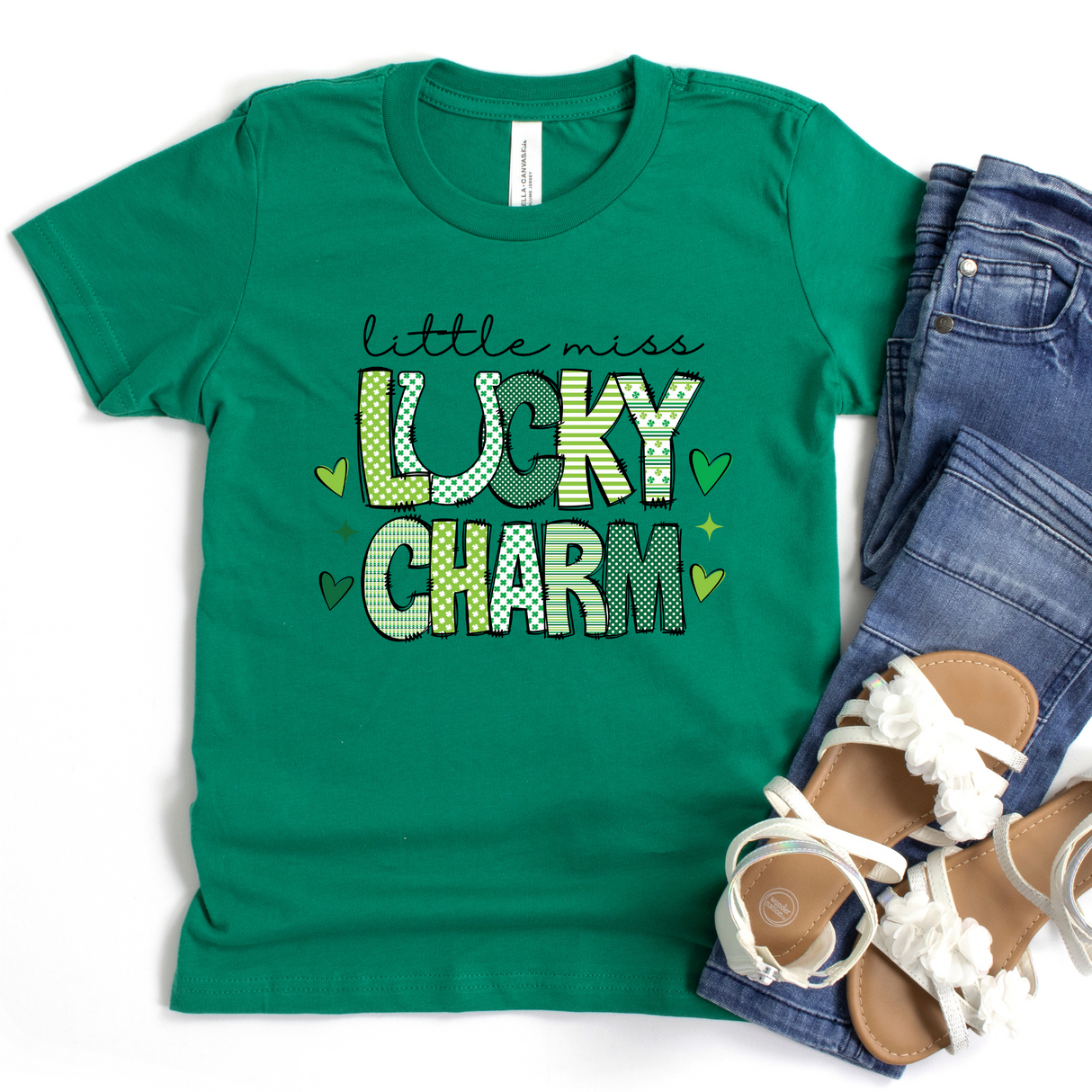 Little Miss Lucky Charm | Graphic Tee