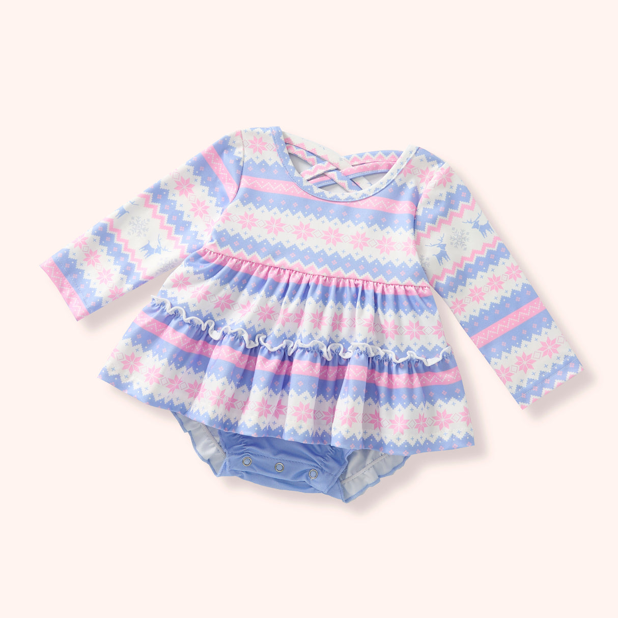 First Frost Skirted Baby Romper | Pete + Lucy