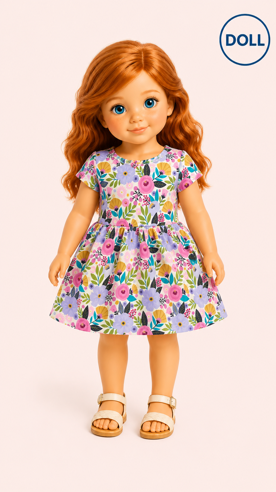 Garden Party Doll Dress for 18" Dolls | Pete + Lucy