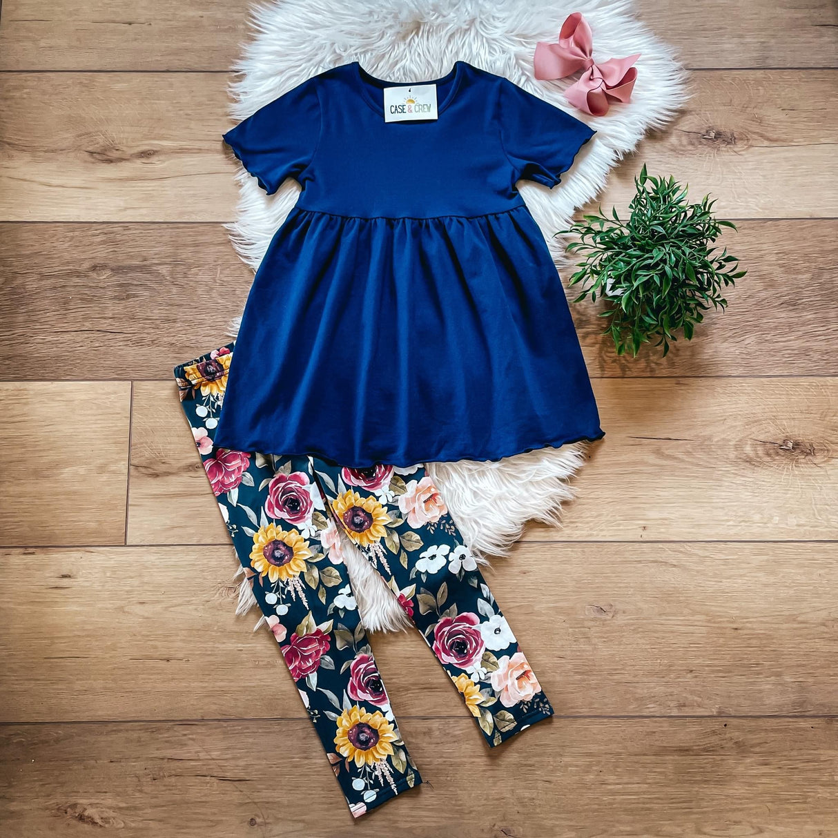 Floral Two-Piece Set by Case & Crew