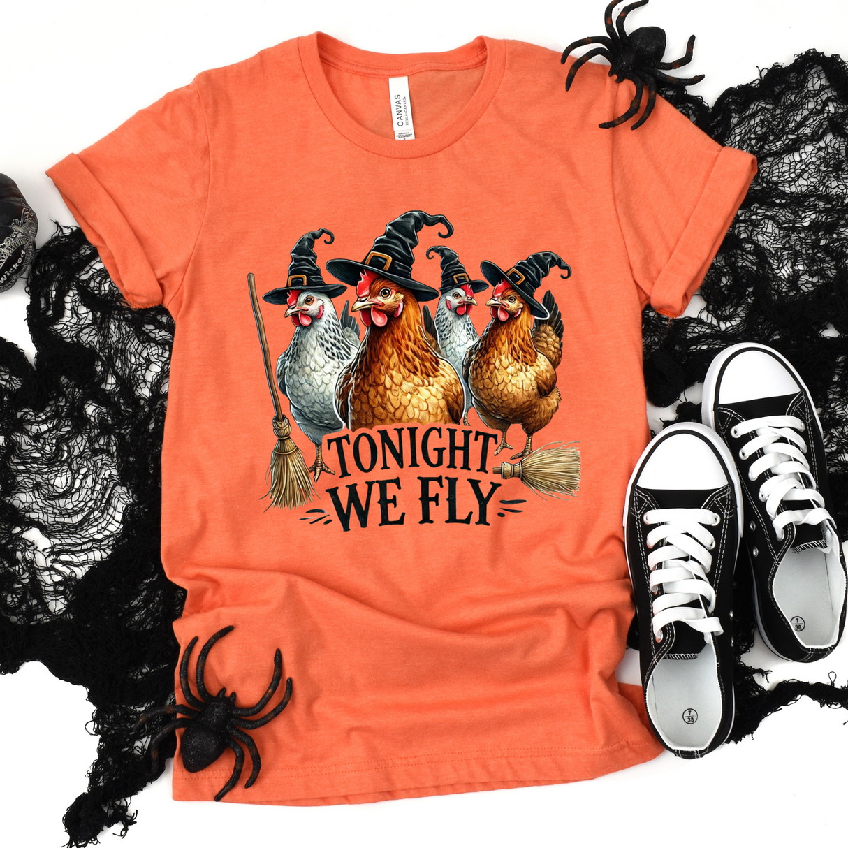 Funny Halloween Chickens Tee | Women's