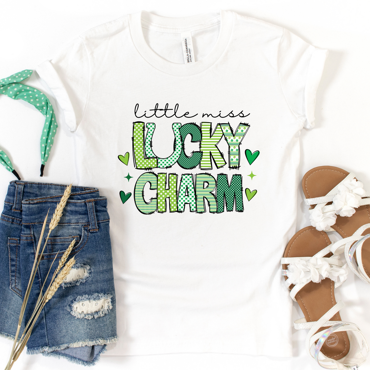 Little Miss Lucky Charm | Graphic Tee