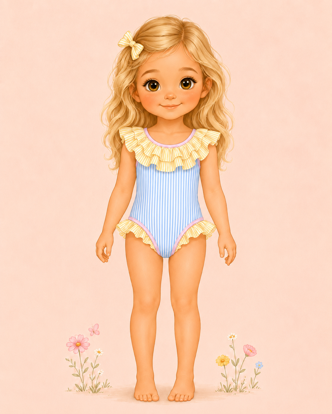 Lemon Drop Lagoon Swimsuit | UPF 50+