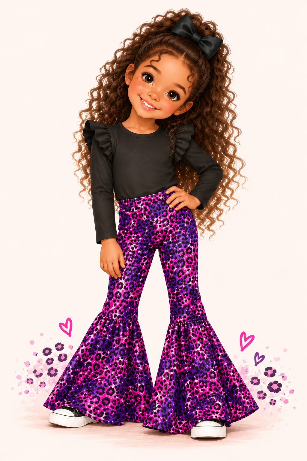 Jungle Glam Bell-Bottom Pants Set | Pete + Lucy