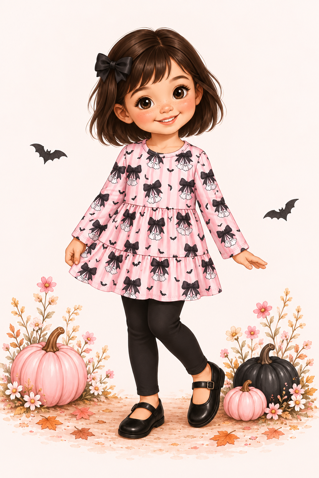 Little Boo Bows Pants Set | Pete + Lucy
