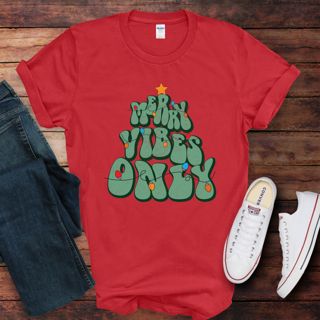 Merry Vibes Only | Graphic Tee or Sweatshirt