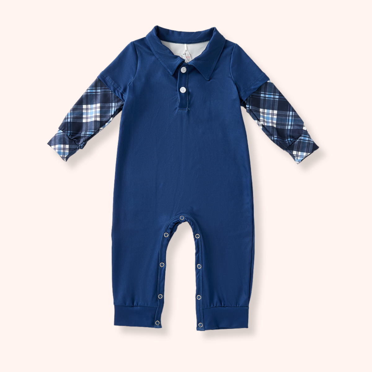 Winterberry Blooms Baby Boy's Romper | Pete + Lucy