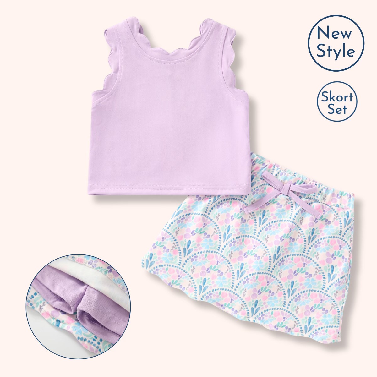 Graceful Garden Skort Set | Pete + Lucy