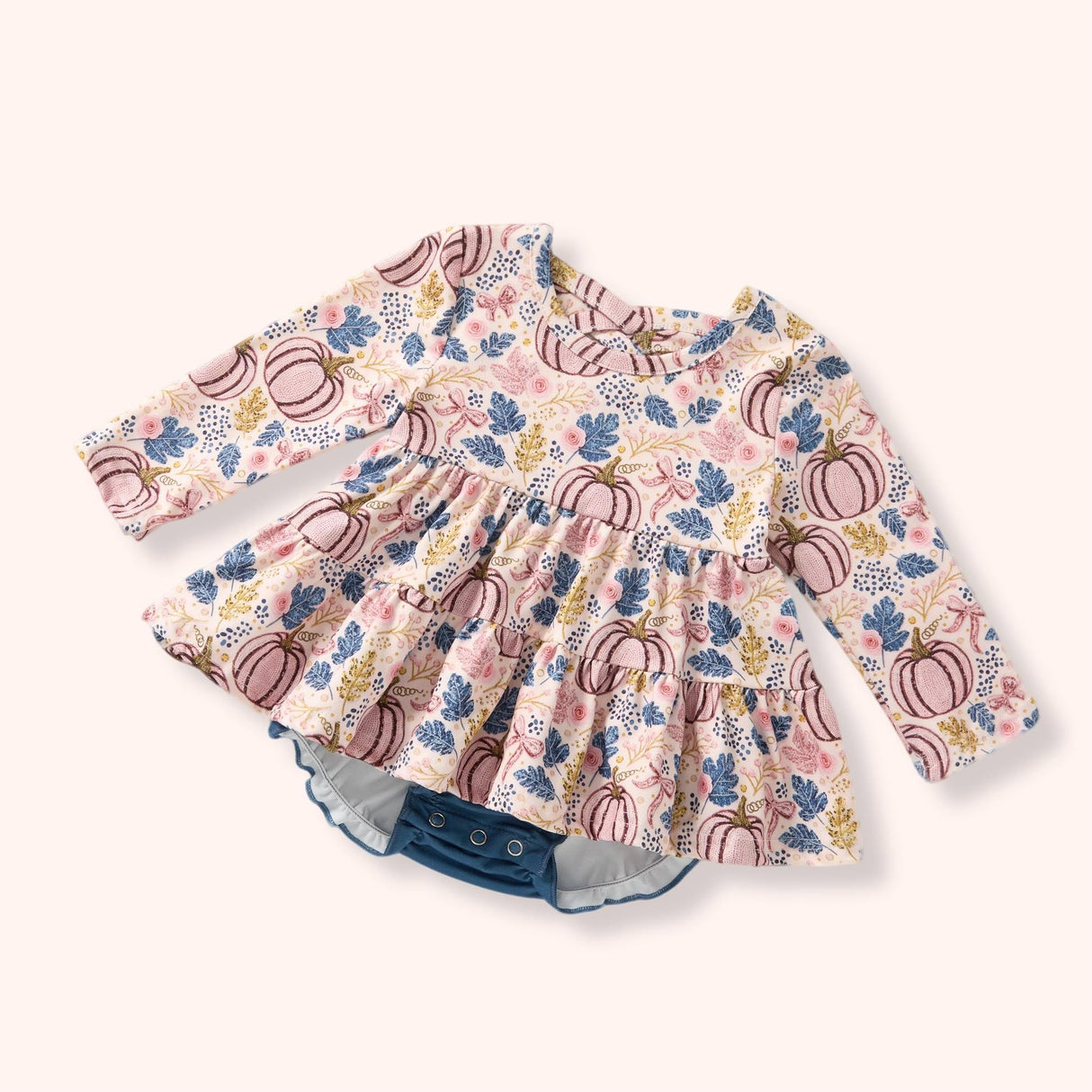 Blush Harvest Baby Skirted Bubble | Pete + Lucy