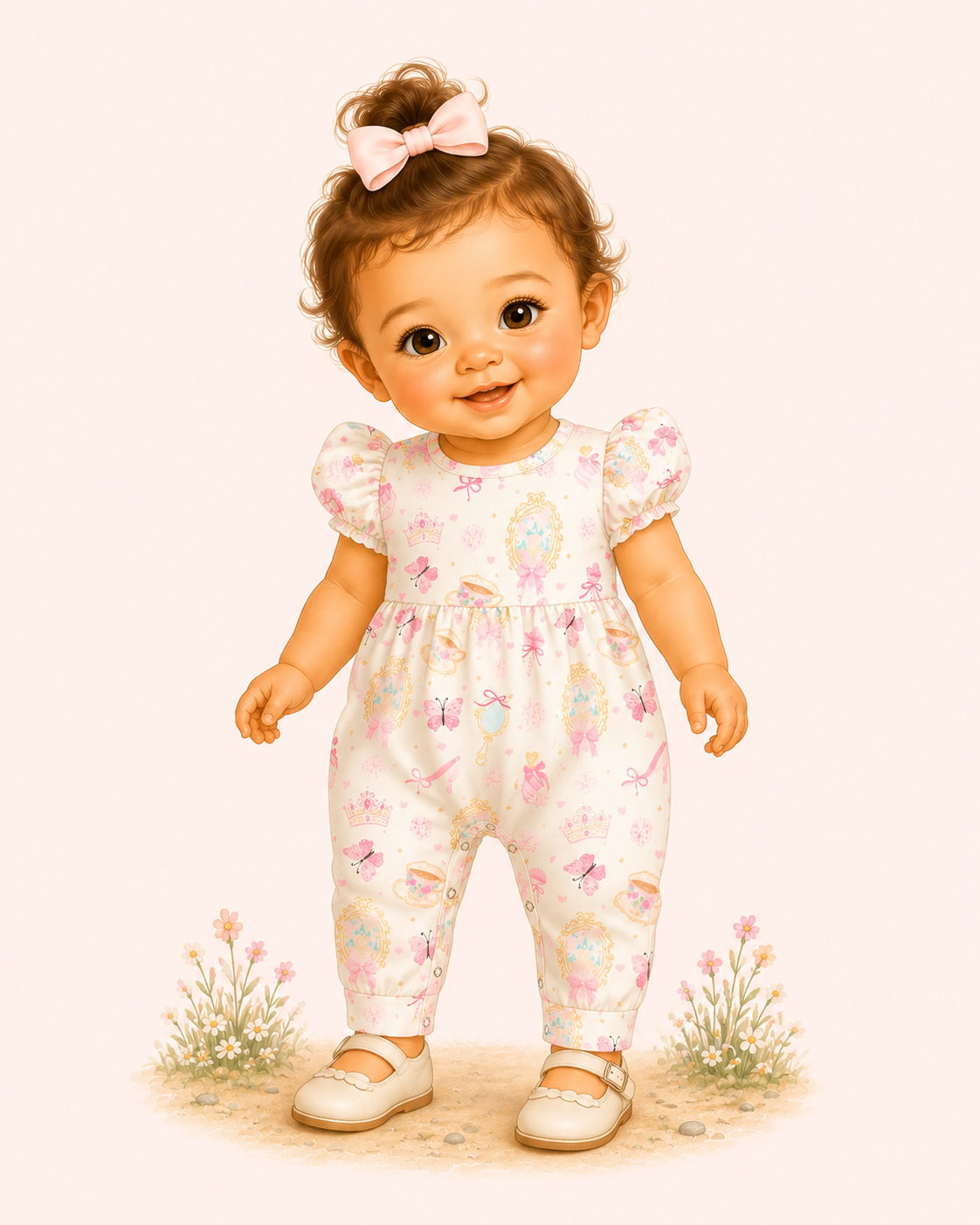 Royal Daydream Romper | Pete + Lucy