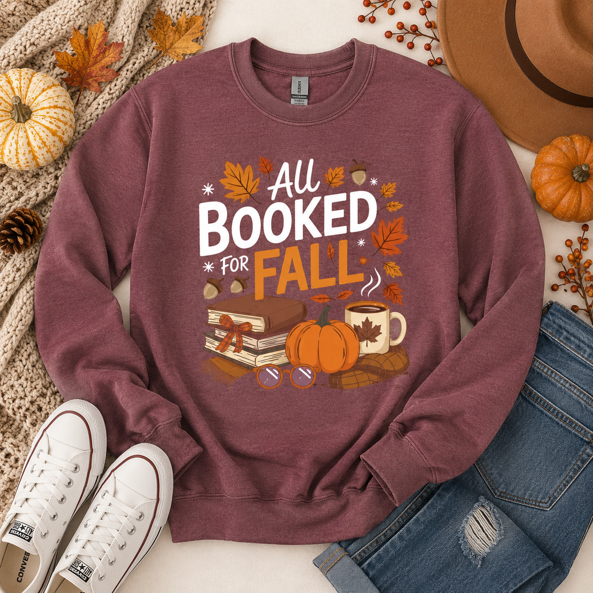 Booked for Fall Tee or Sweatshirt | Women's
