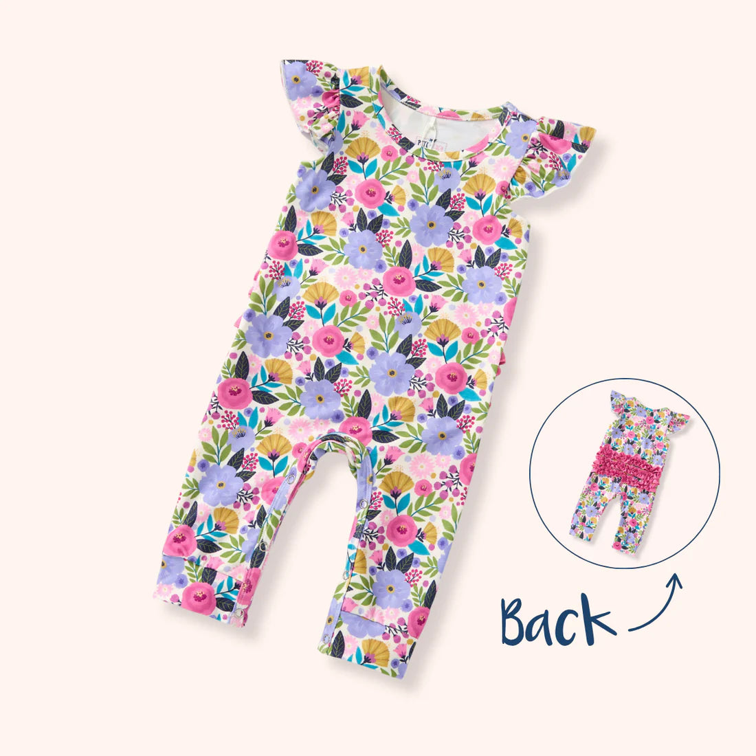 Garden Party Baby Romper | Pete + Lucy