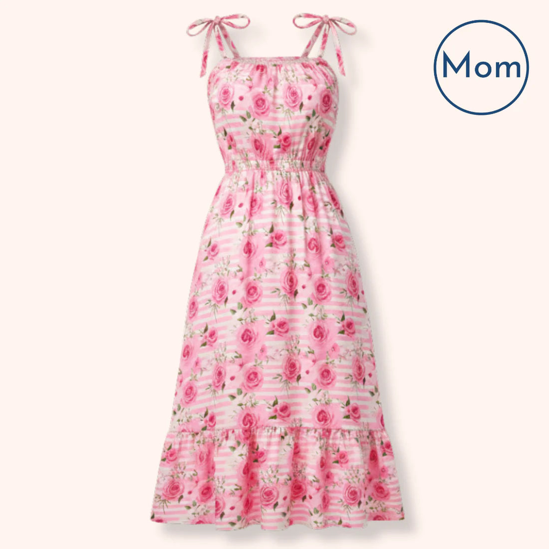 Pink Posies Mom Dress | Pete and Lucy | PREORDER