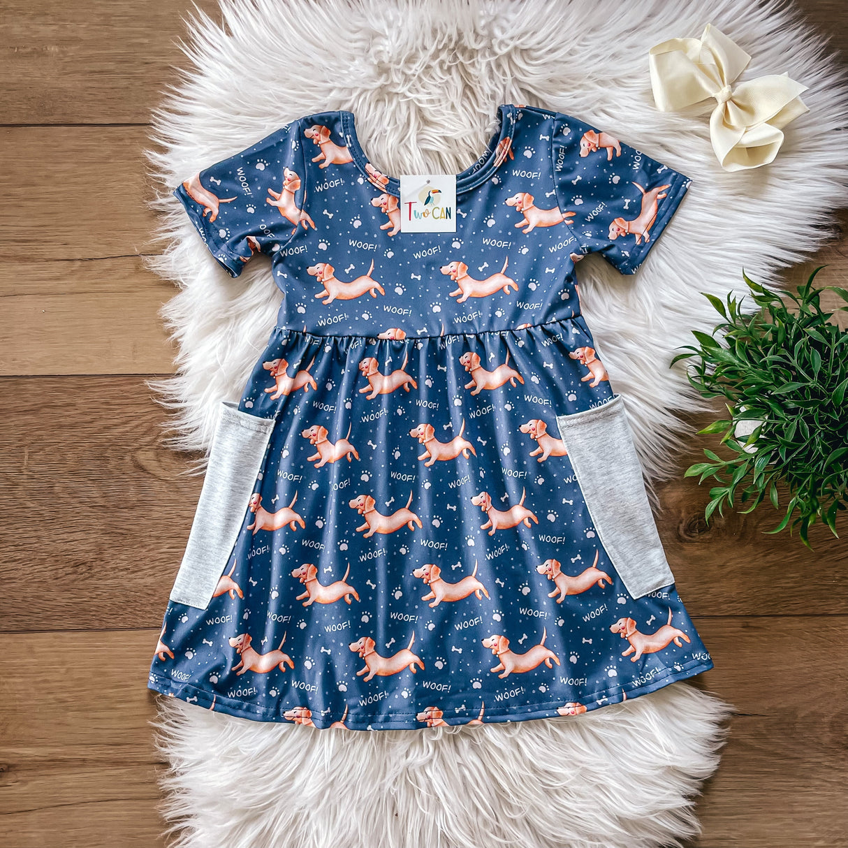 Playful Pups Dress by Twocan