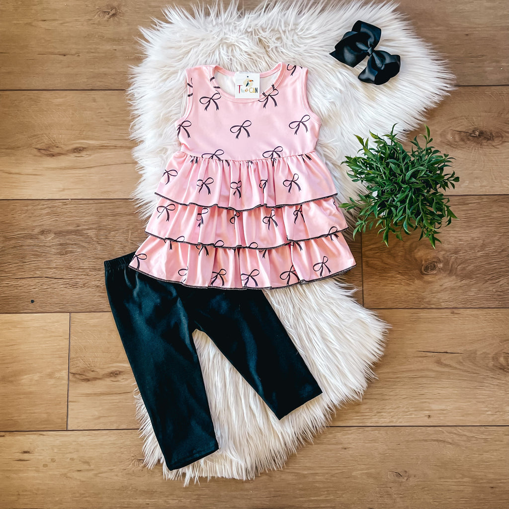 Coquette Bows Capri Set | Twocan