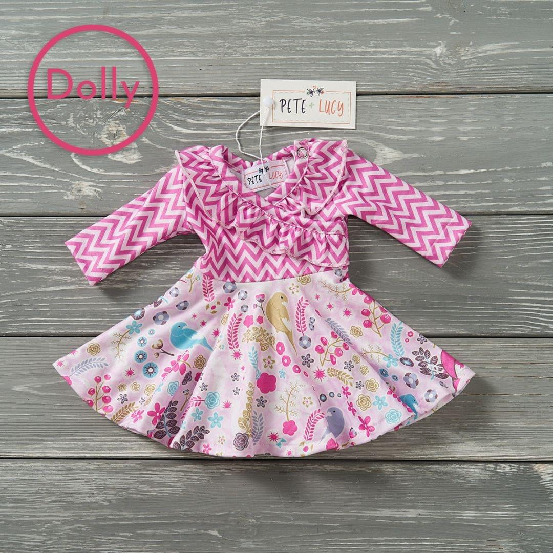 Birdsong Blossoms Dolly Dress by Pete and Lucy