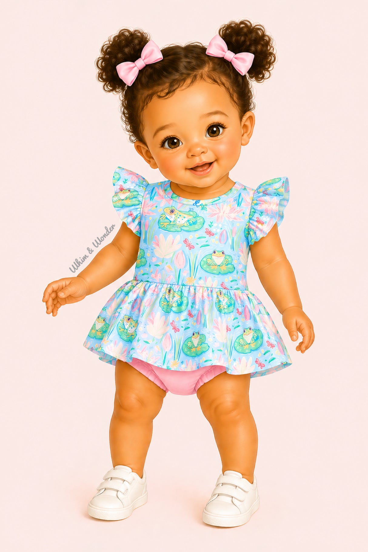 Preppy Pond Baby Skirted Bubble | Pete + Lucy