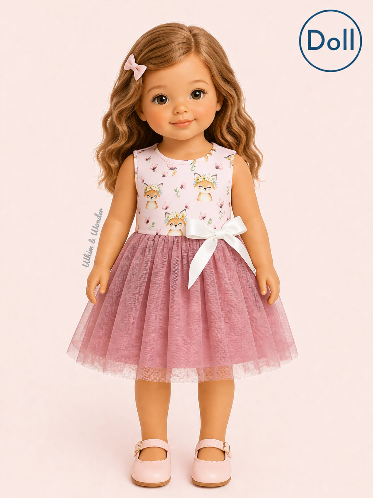 Foxglove Doll Dress for 18" Dolls | Pete + Lucy