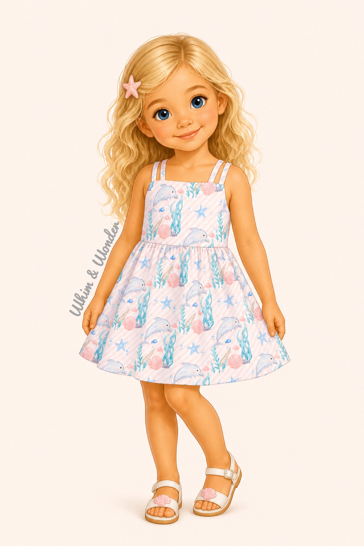 Dolphin Dreams Dress | Pete + Lucy