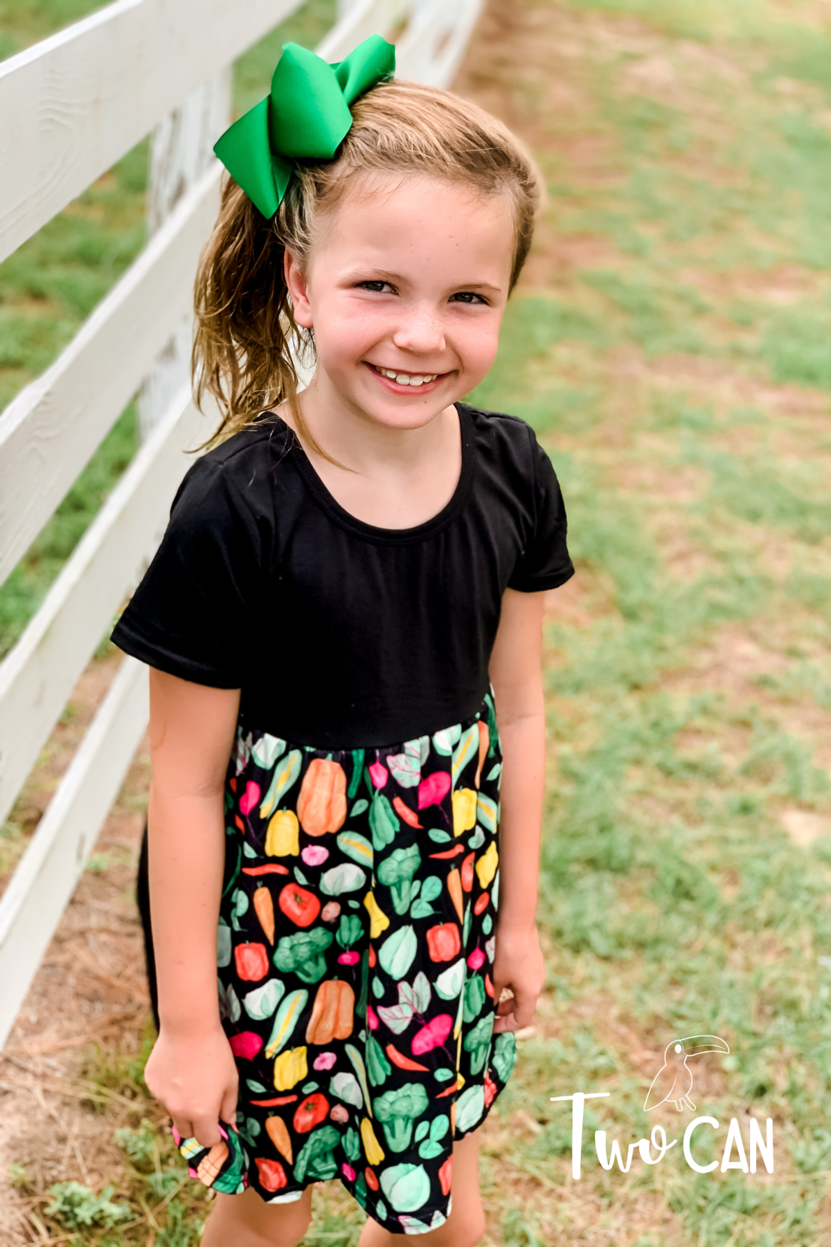 Fall Farmer’s Market Dress by Twocan