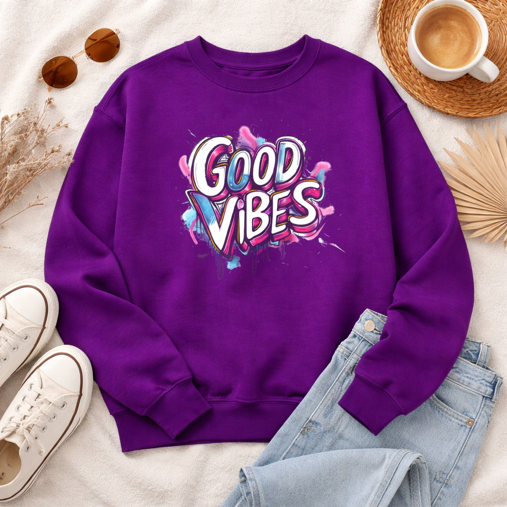 Good Vibes | Graphic Sweatshirt