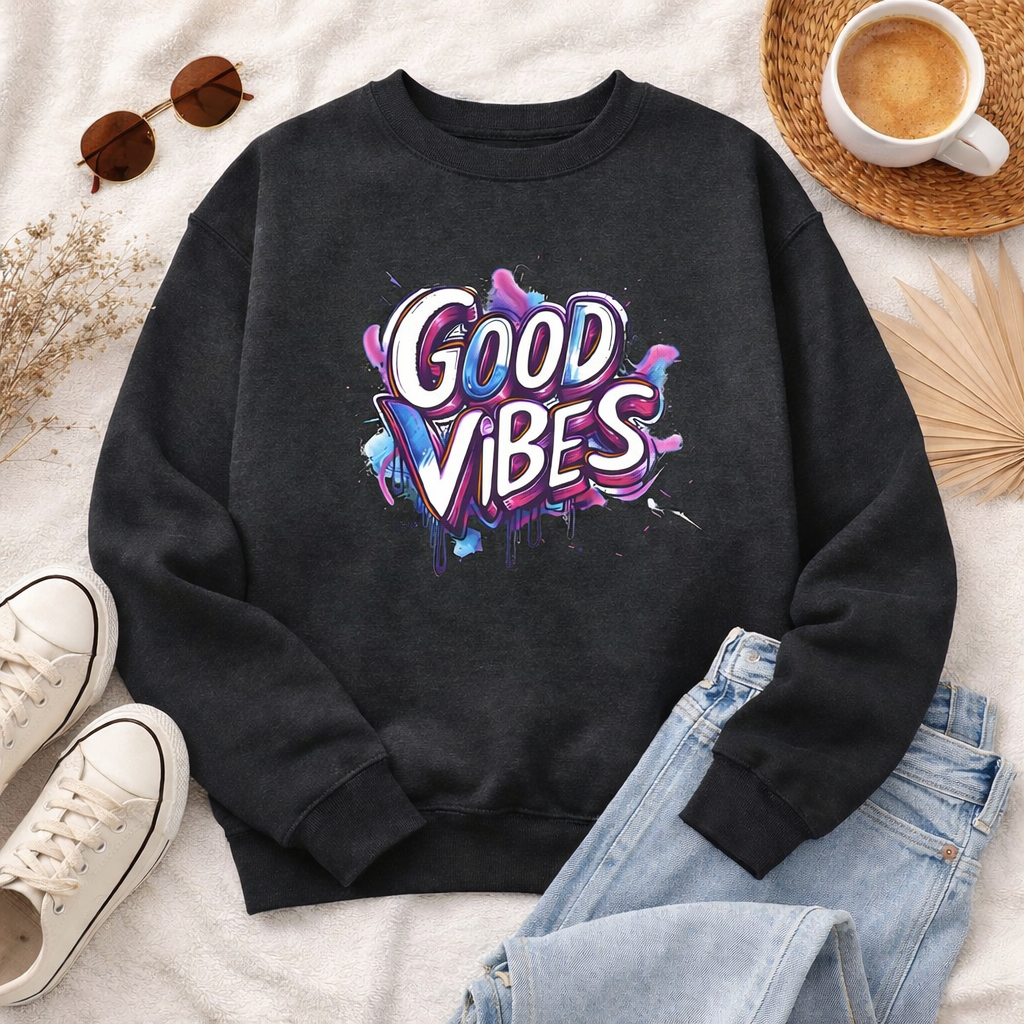 Good Vibes | Graphic Sweatshirt