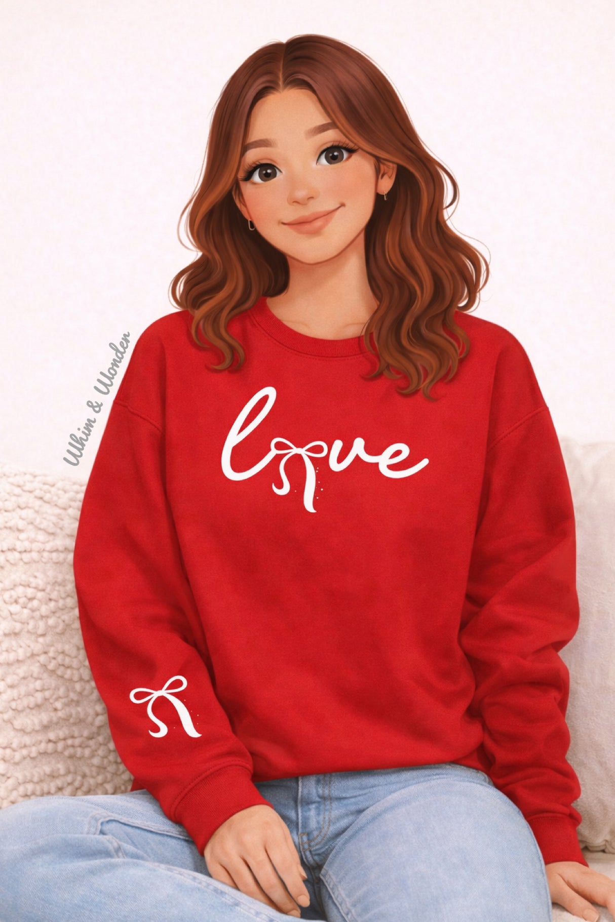 Love Bow Sweatshirt