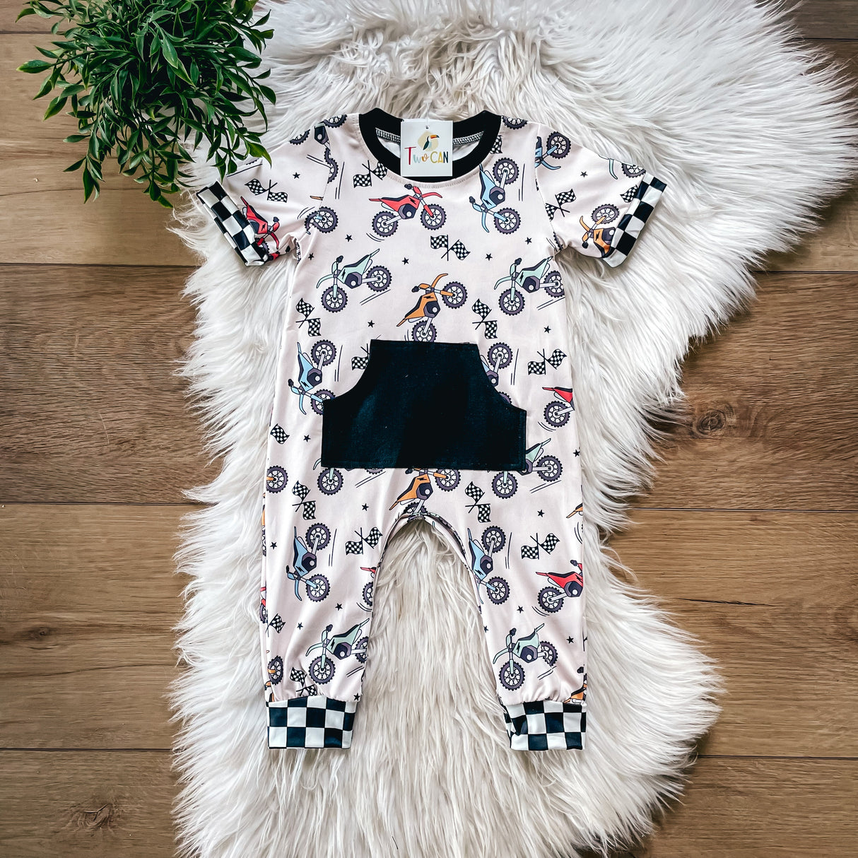 Motorcross Baby Romper by Twocan
