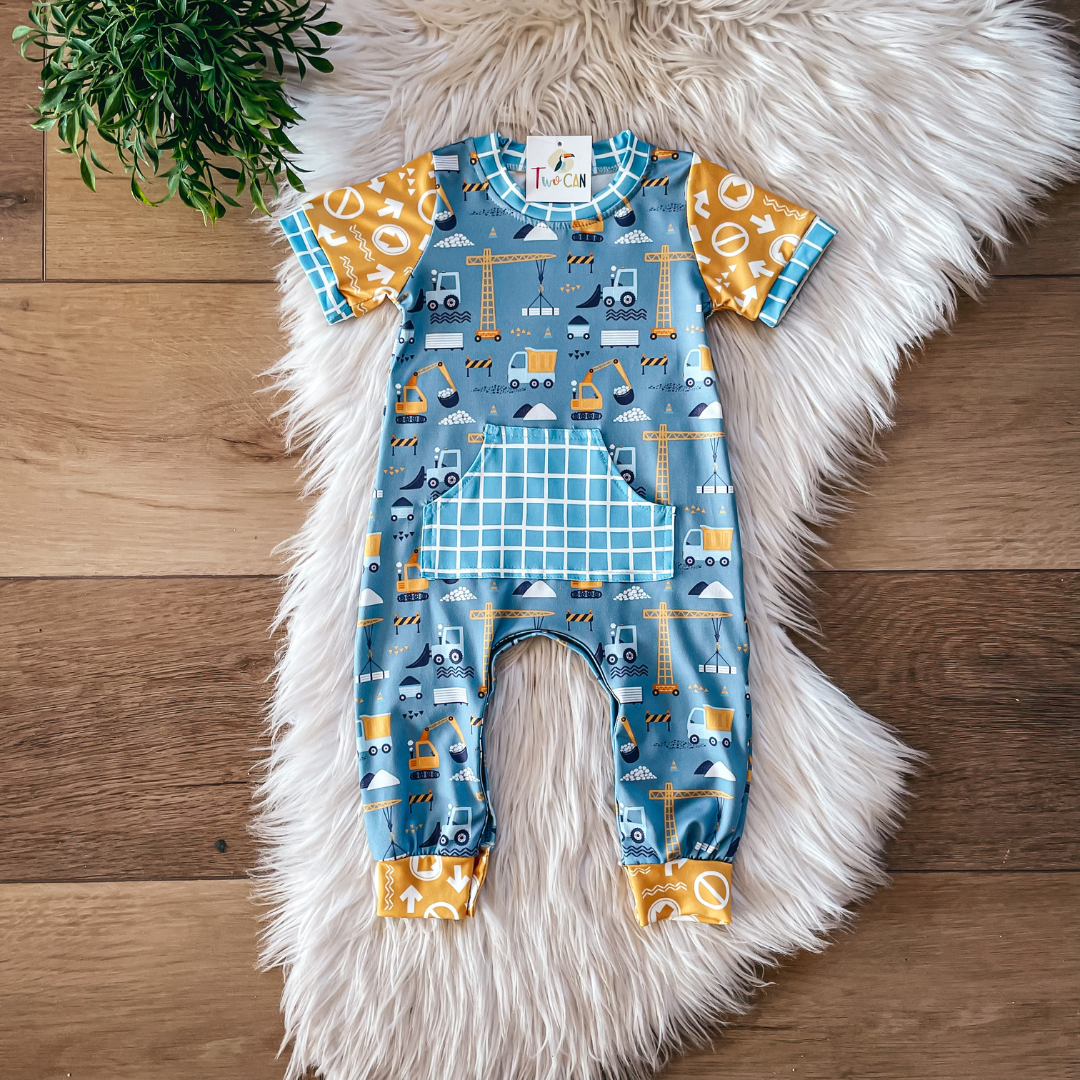 Construction Romper | TwoCan