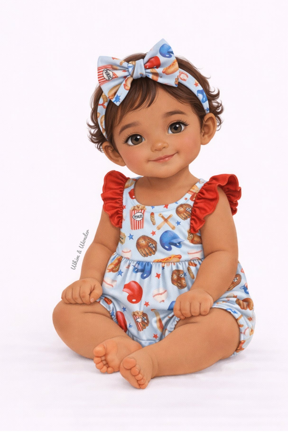 Baseball Life Baby Bubble | Pete + Lucy