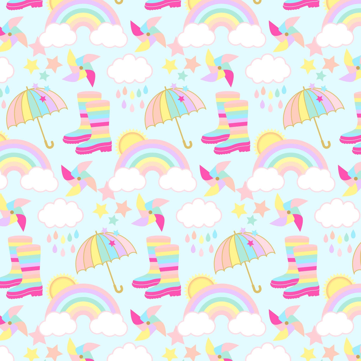 Rainbow Showers Baby Bubble | Pete + Lucy