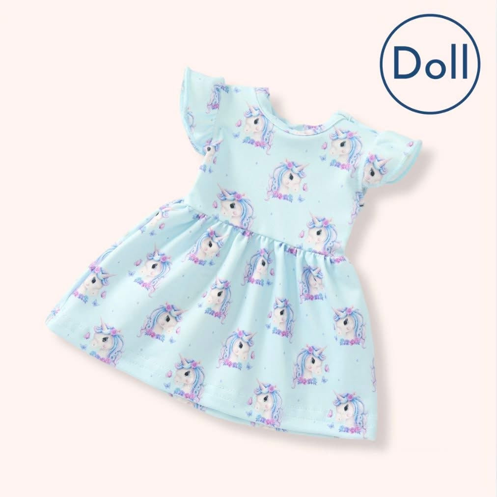 Unicorn Wishes Doll Dress for 18" Dolls | Pete + Lucy