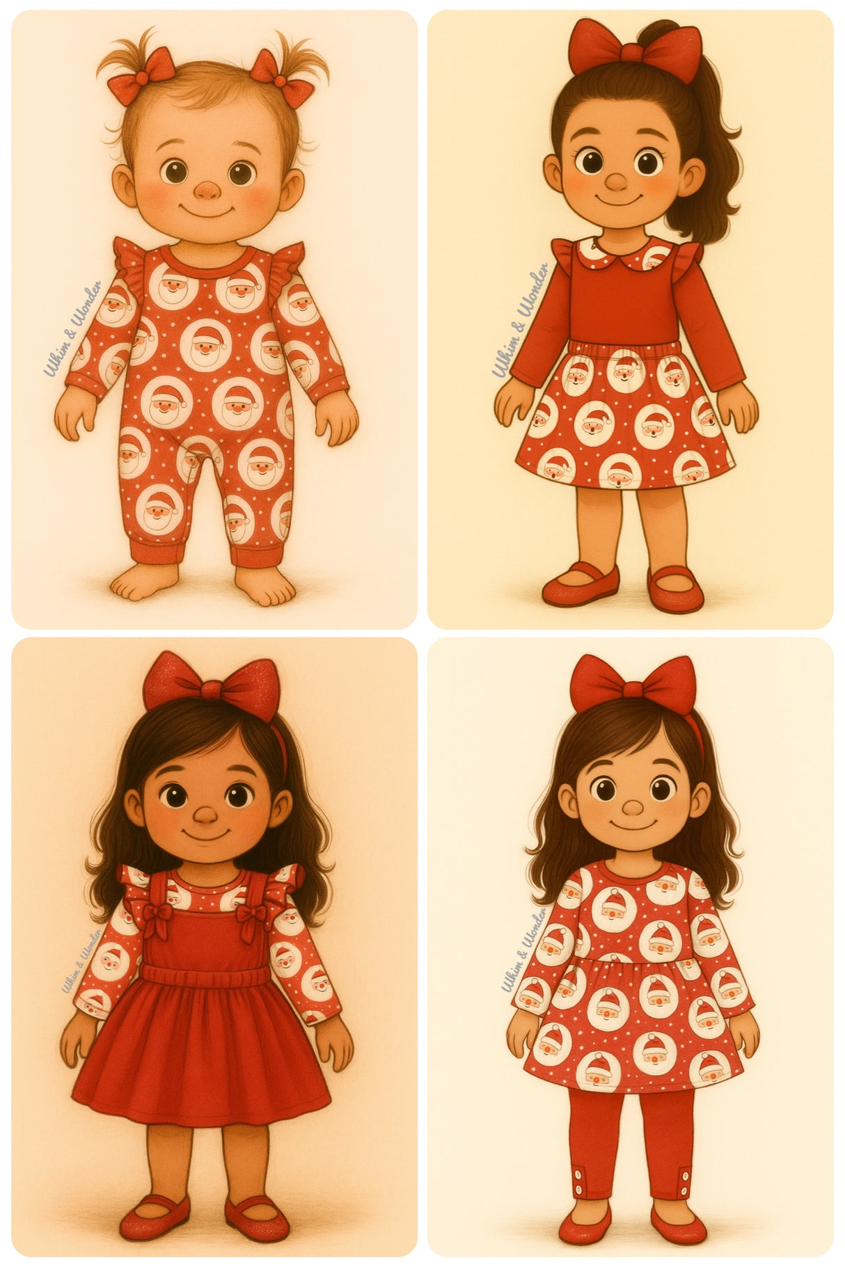 Jolly St. Nick Skorts Set | Pete + Lucy