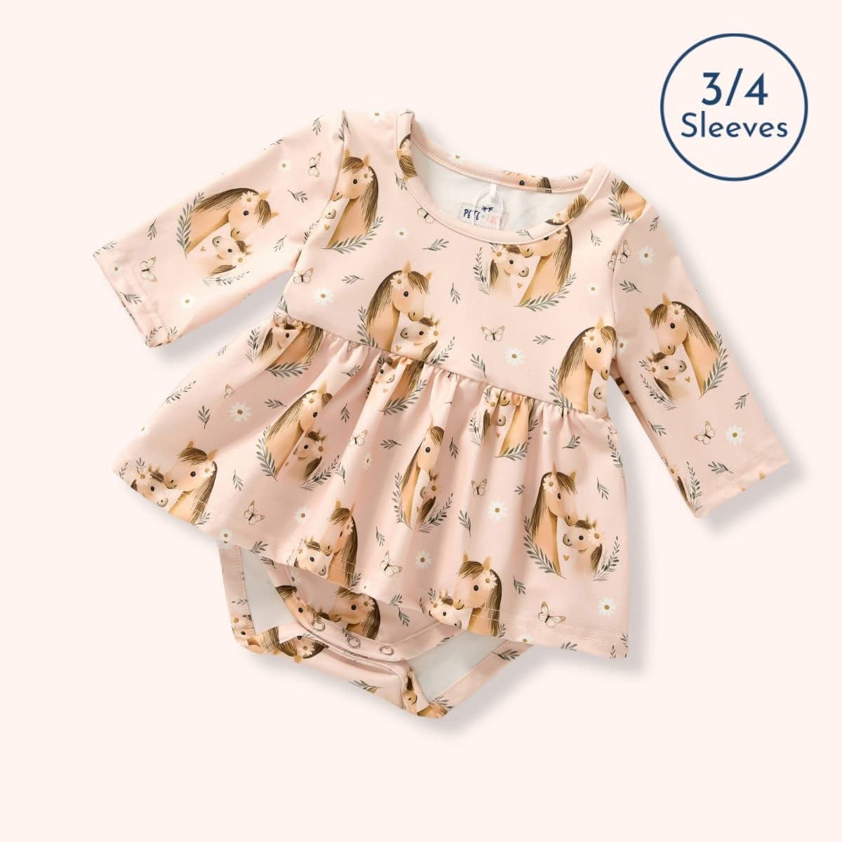 Pasture Ponies Baby Romper | Pete + Lucy