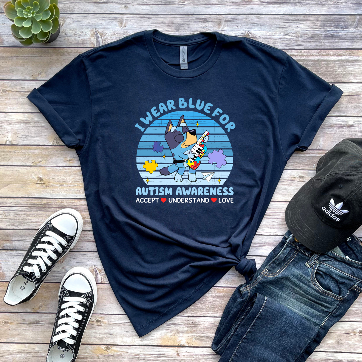 Bluey Autism Graphic Tee