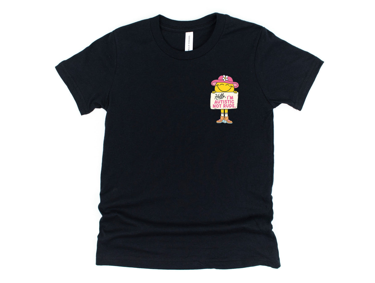 I’m Autistic, Not Rude Graphic Tee