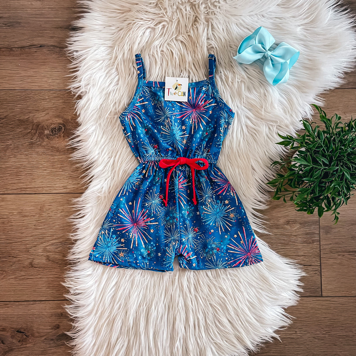 Blazing Glory Girls Romper | TwoCan