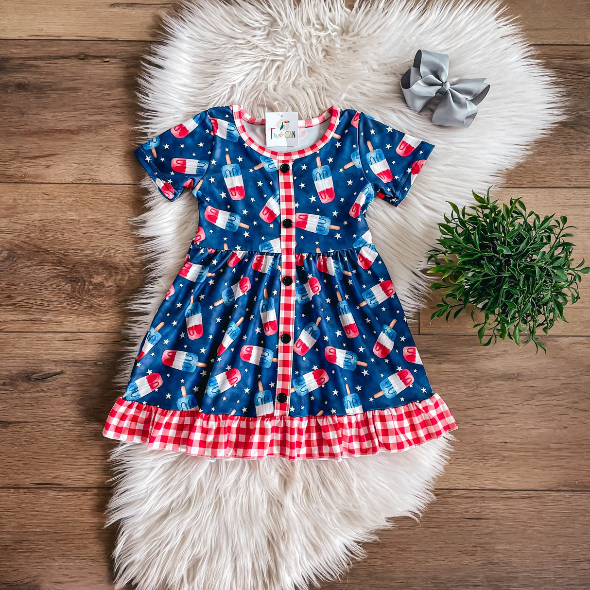Americana Bomb Pops Dress by Twocan