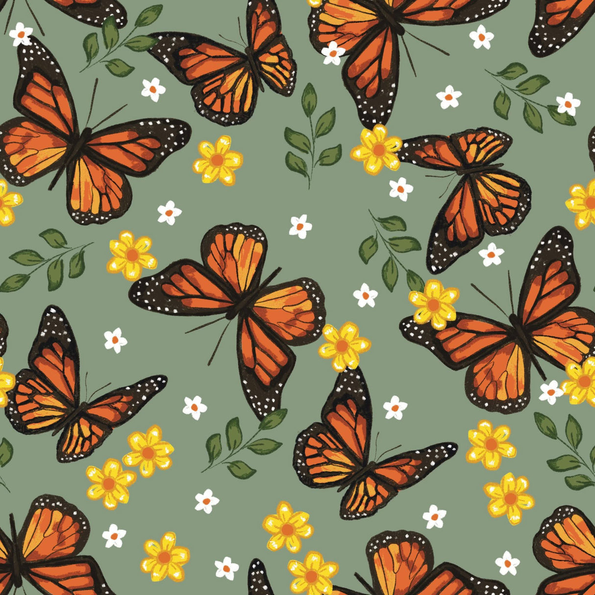 Monarch Meadow Baby Romper | Pete + Lucy