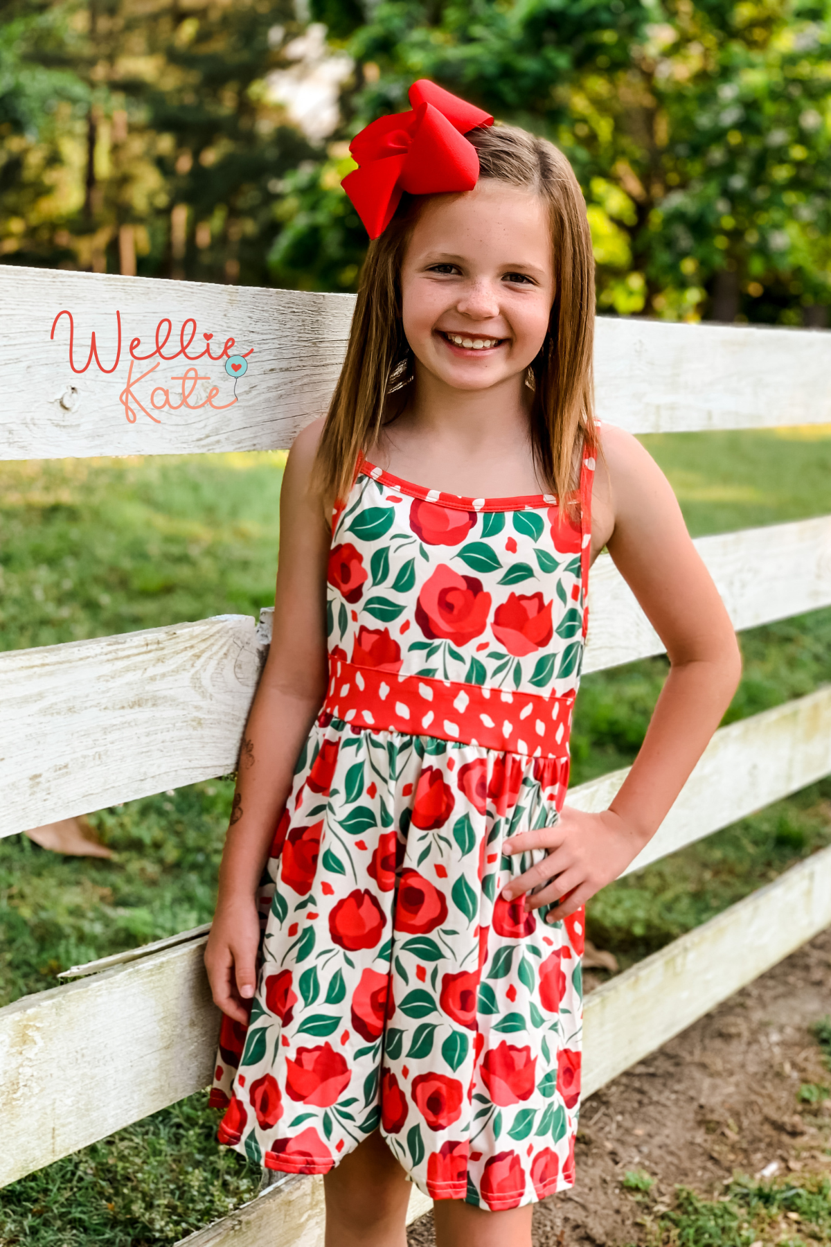 Roses Tank Dress by Wellie Kate