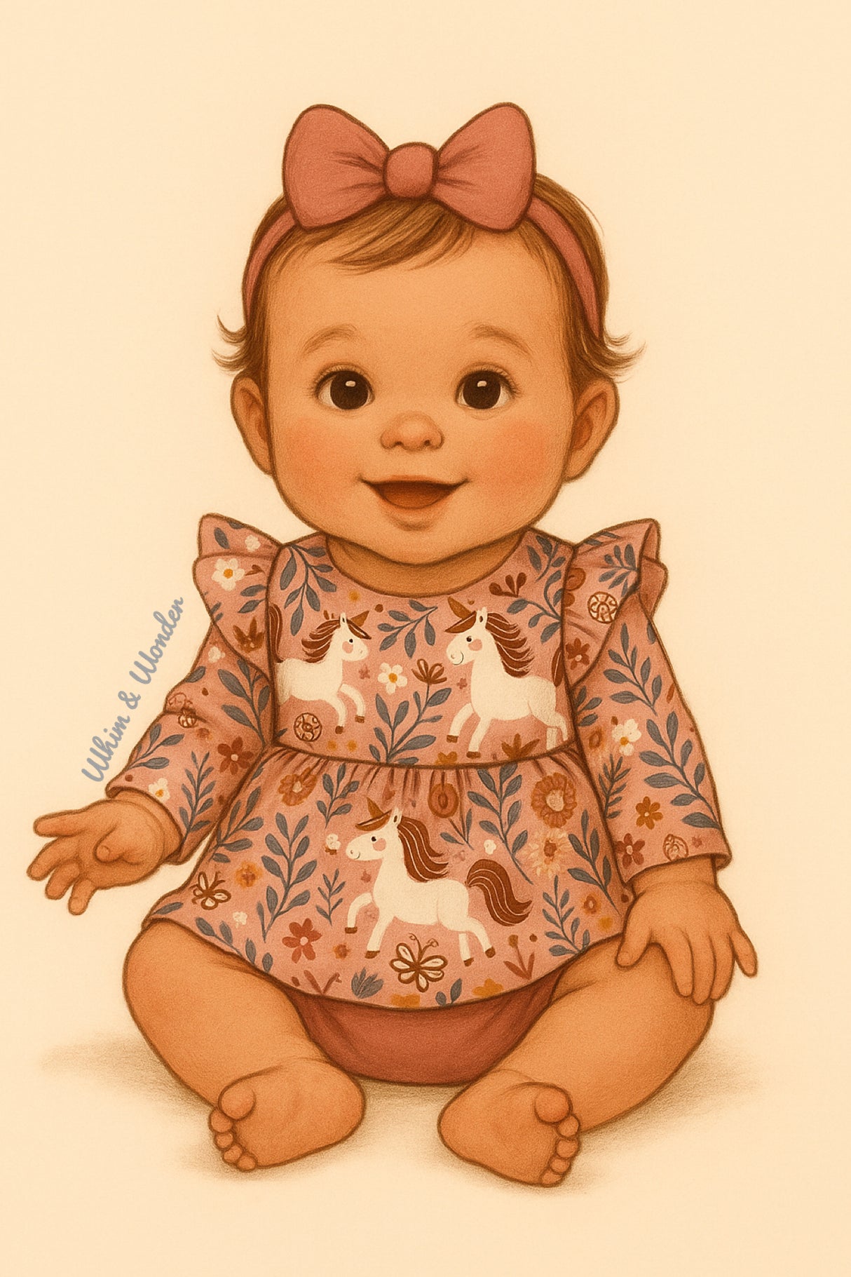 Meadow Magic Baby Skirted Romper | Pete + Lucy