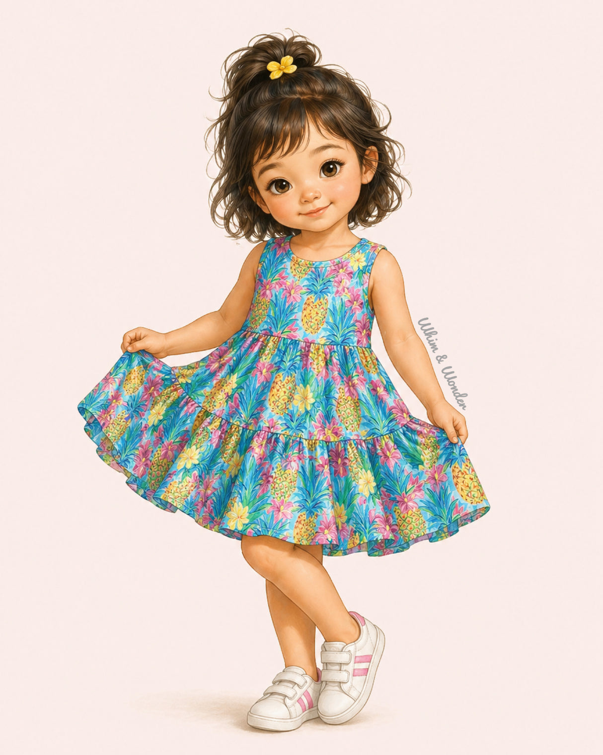 Preppy Pineapples Dress | Pete + Lucy