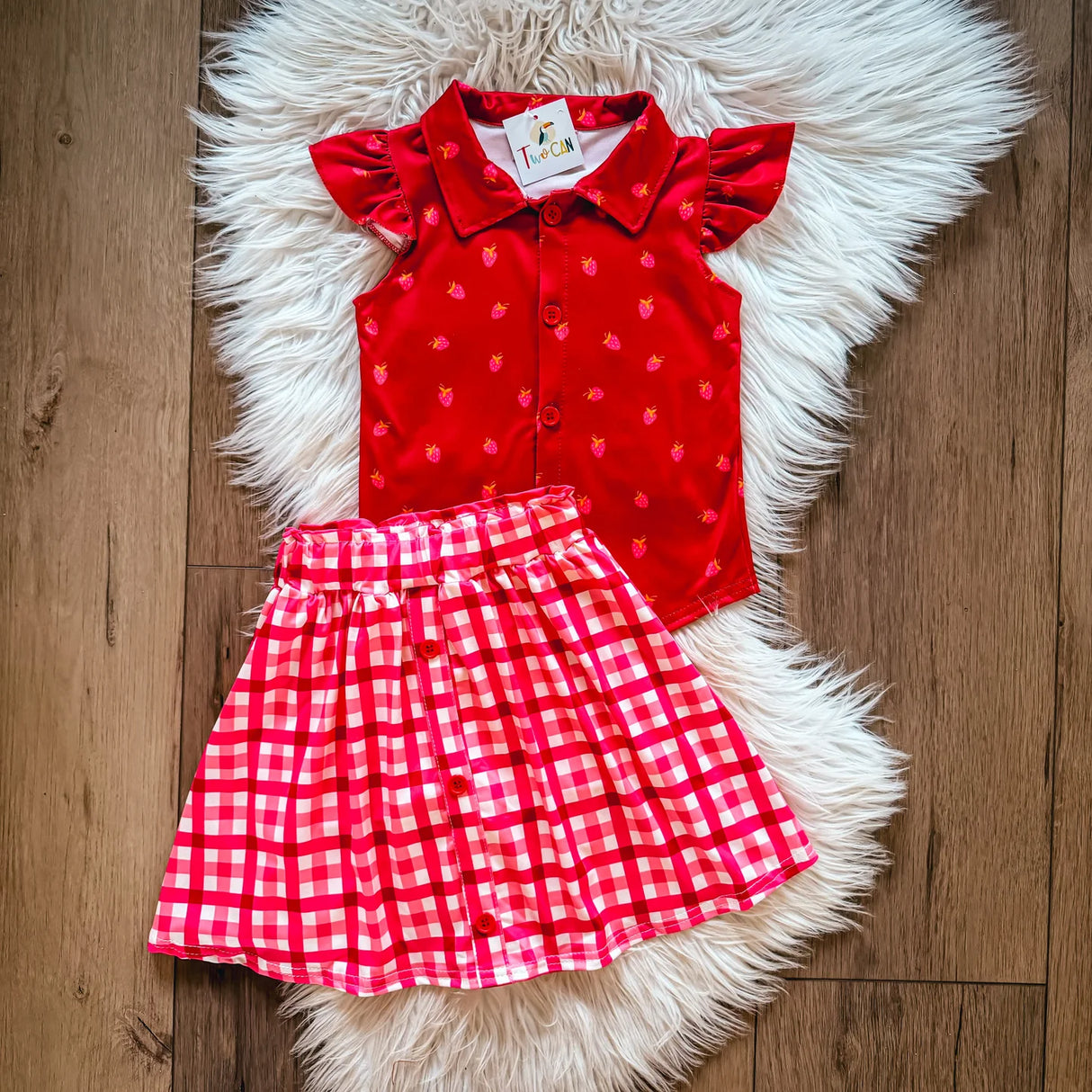 Red Berries Skort Set | TwoCan