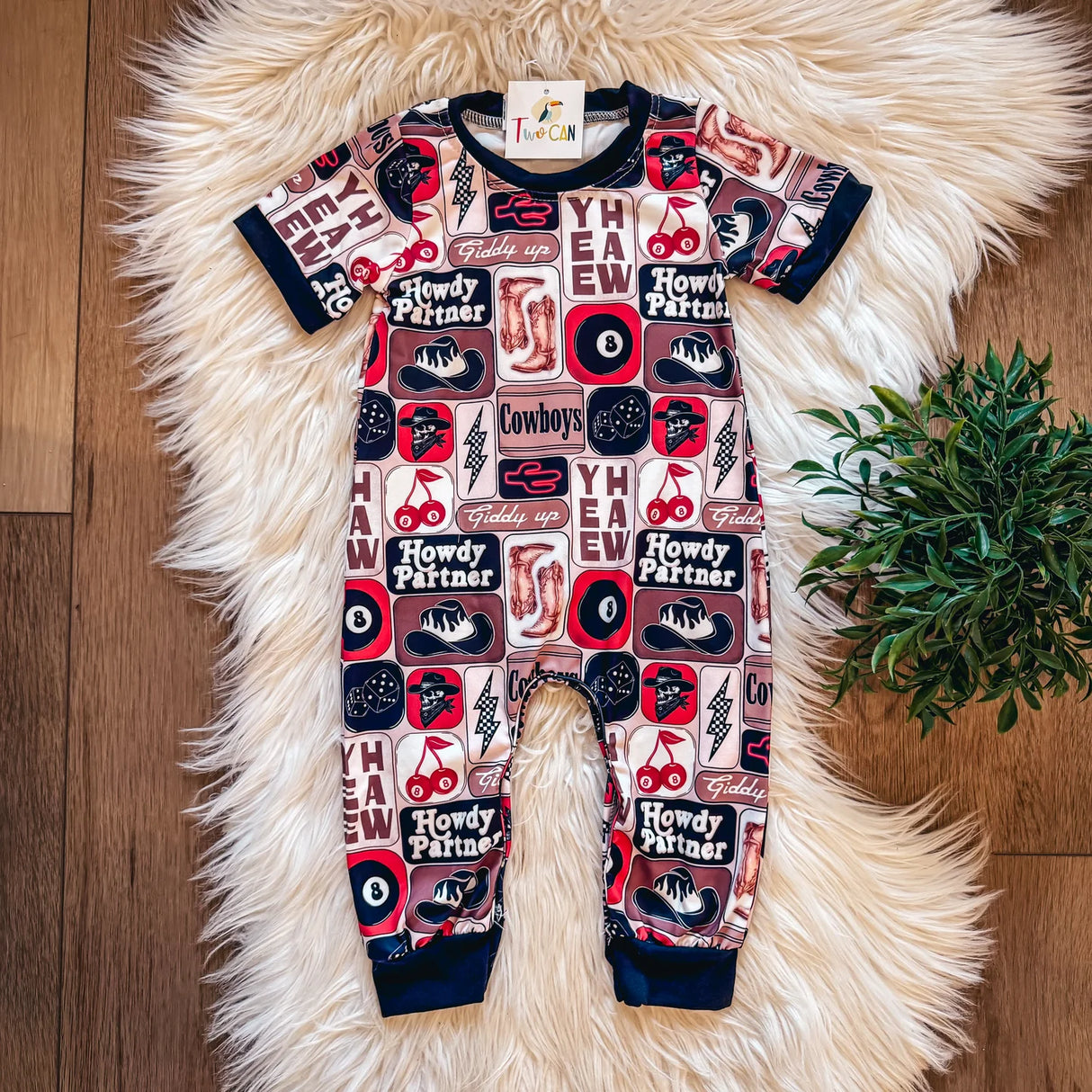 Howdy Partner Baby Romper | TwoCan