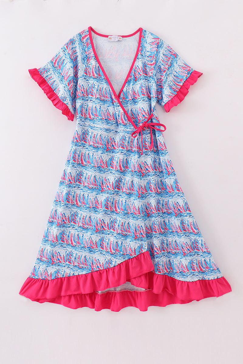 Sailboat Serenade Mom & Me Dress
