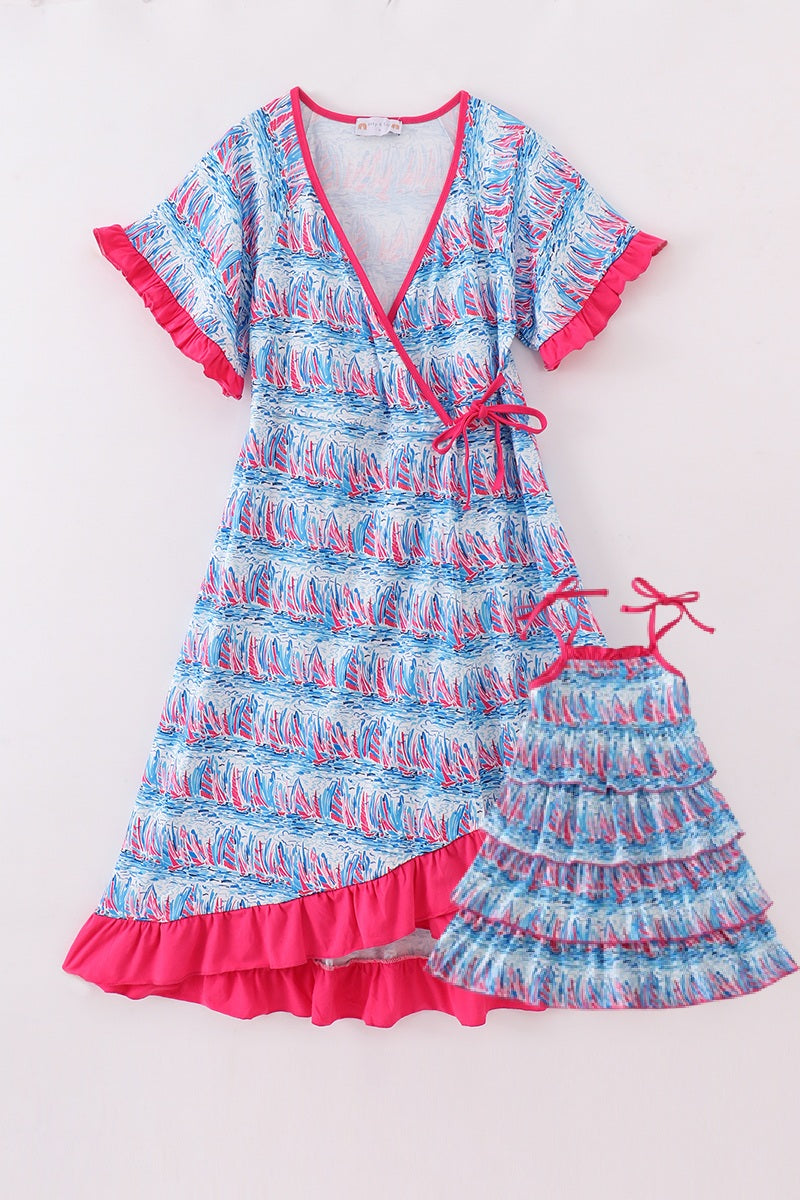 Sailboat Serenade Mom & Me Dress