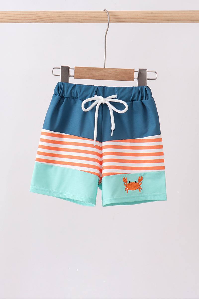 Crabby Cabana Swim Trunks | UPF 50+