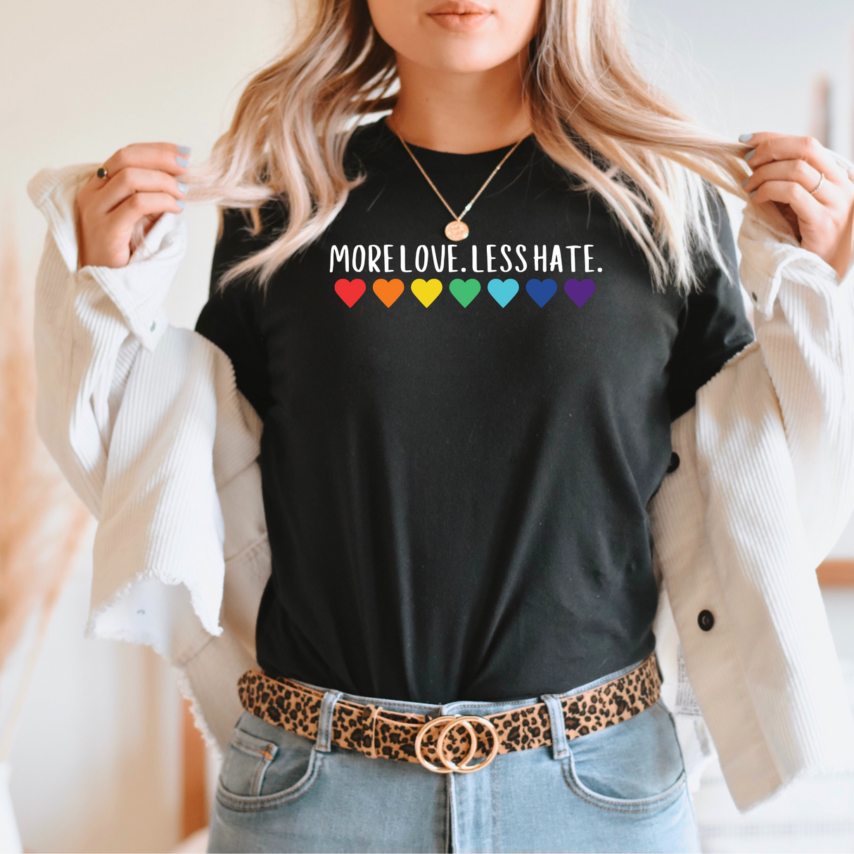 More love less hate | Graphic Tee